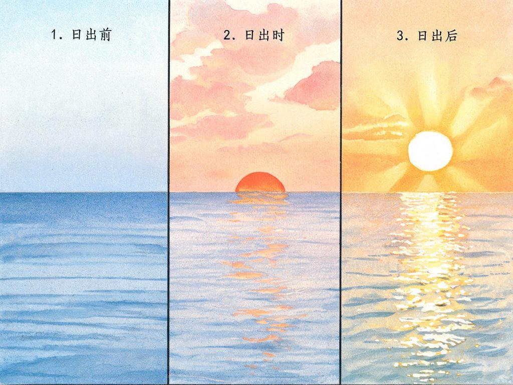 地球自转插画