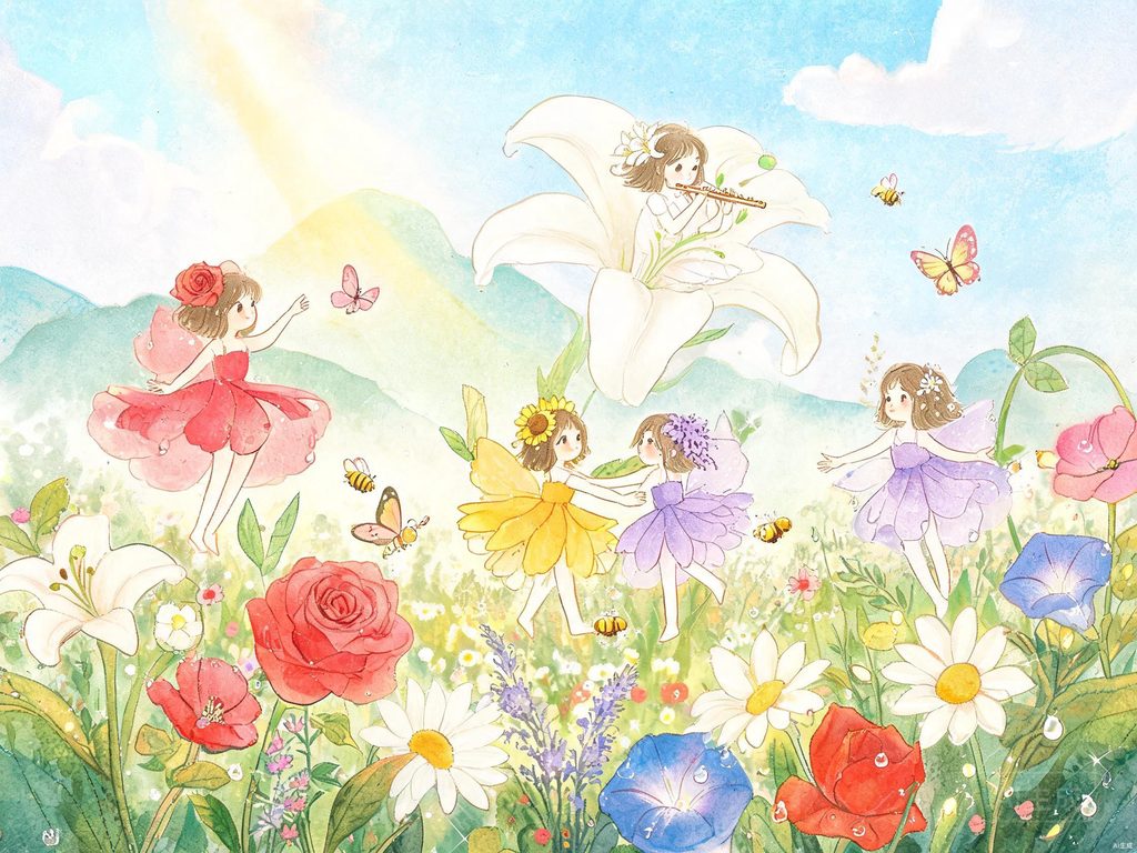 万物皆可咏唱连珠插画