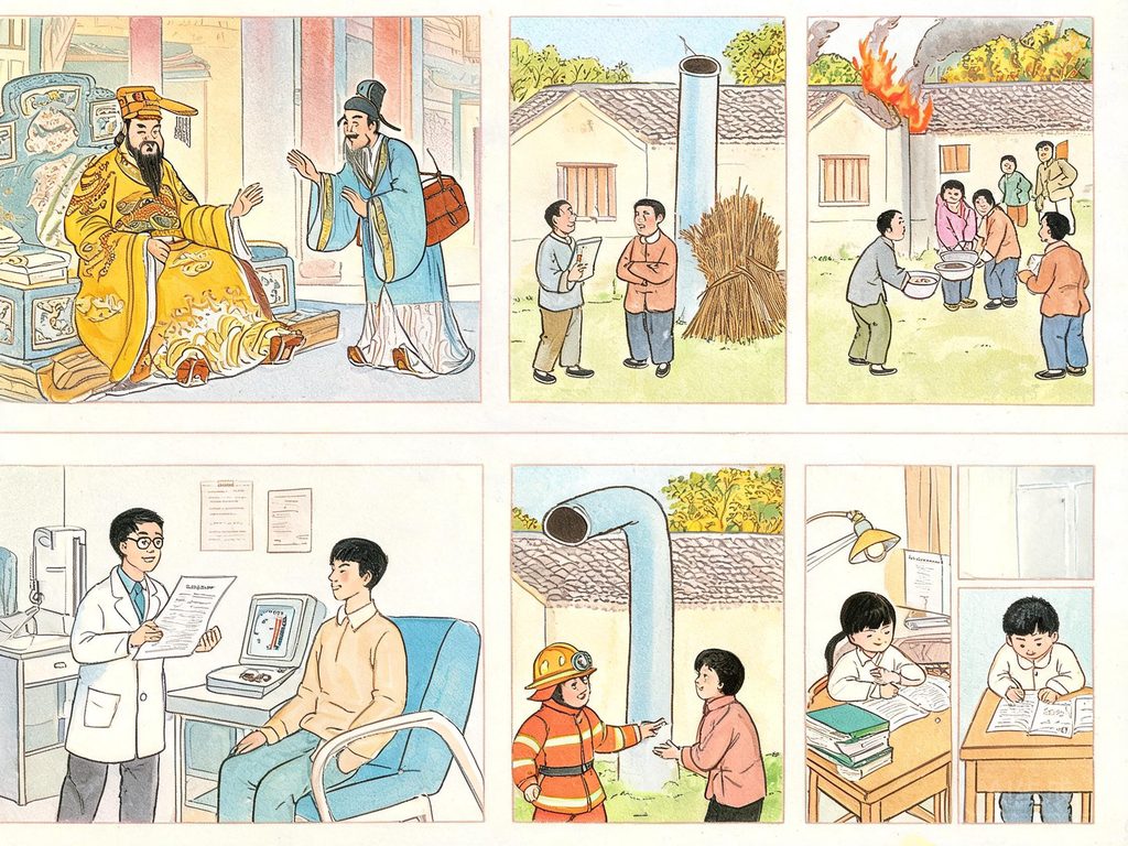 从扁鹊治病到防微杜渐的故事画面