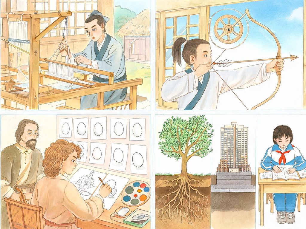 从纪昌学射到卖油翁的故事画面