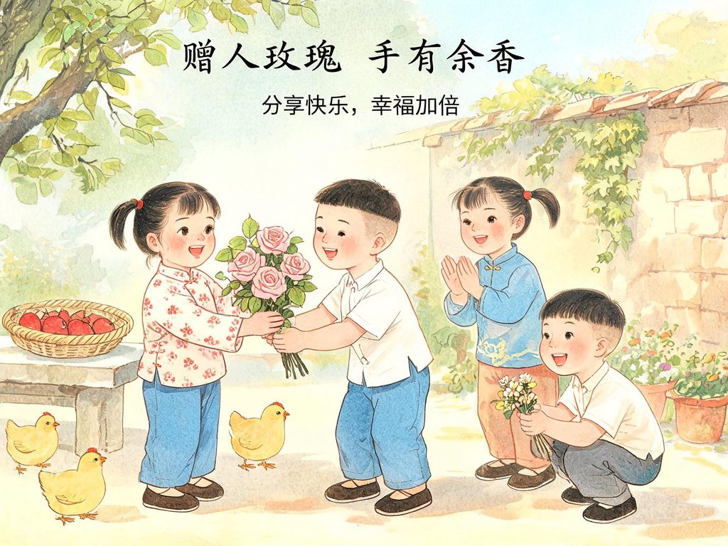 花种子随风飘走旅行的插画