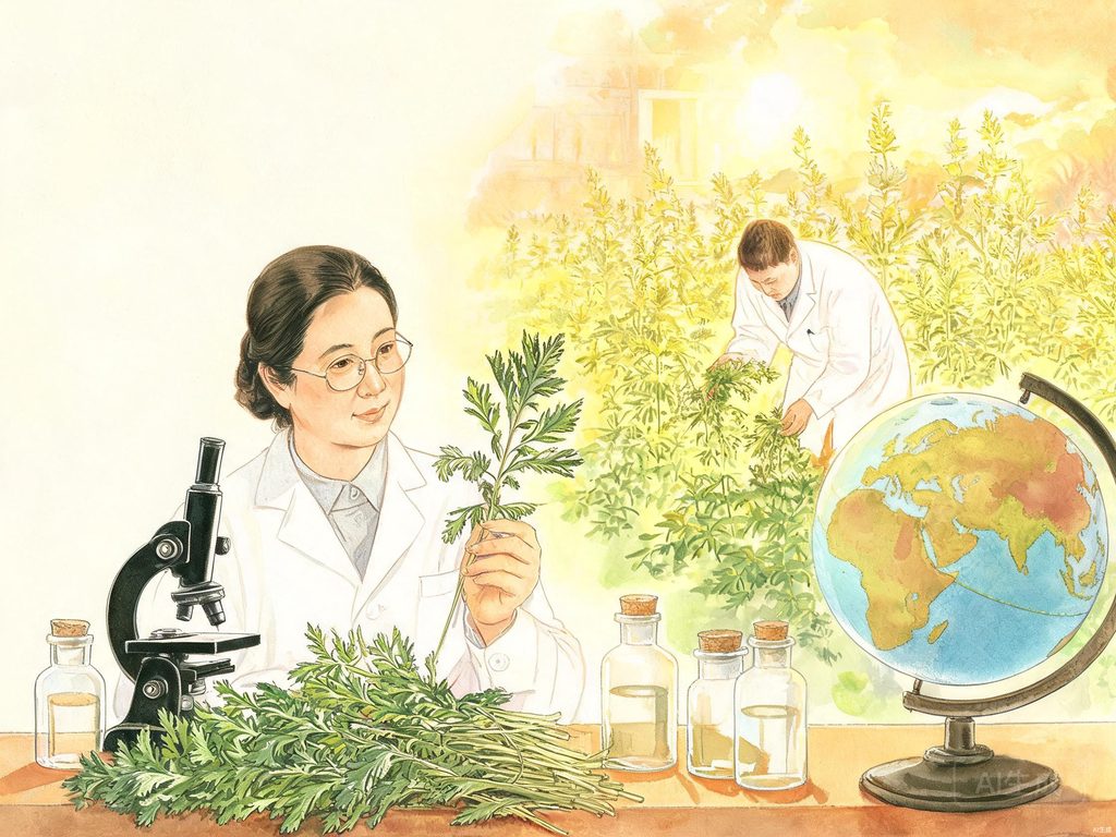 中国科学家群像插画