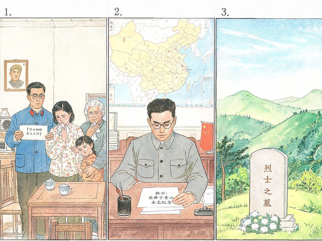 伟人家国情怀连珠插画