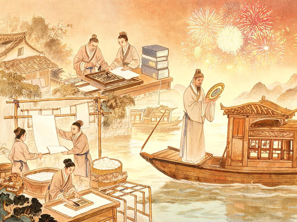 四大文明古国插画