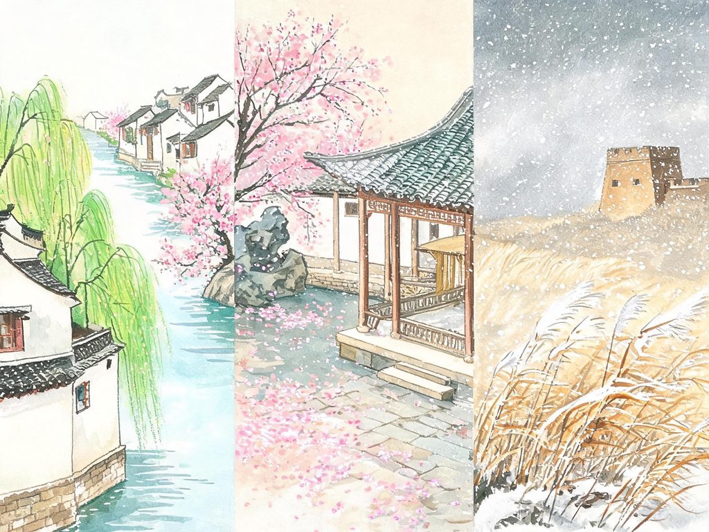 几种会“建筑”的小动物并置画面