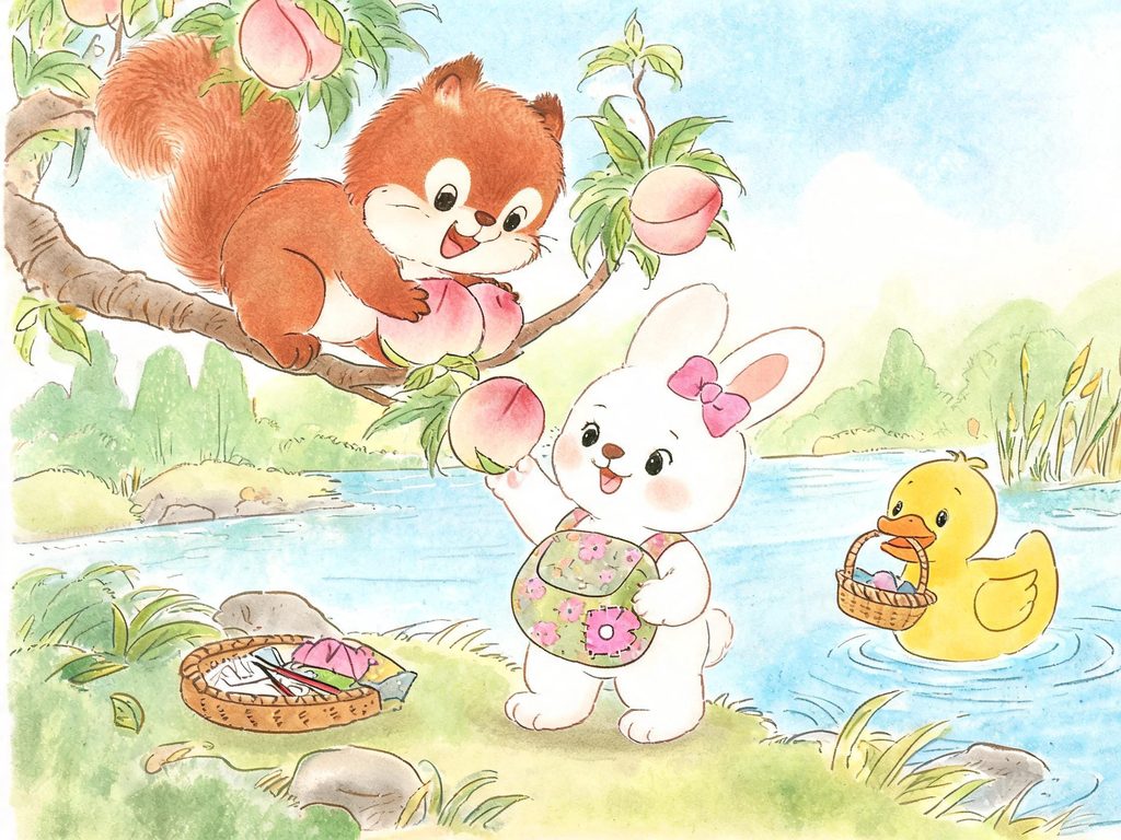 不同动物特征插画