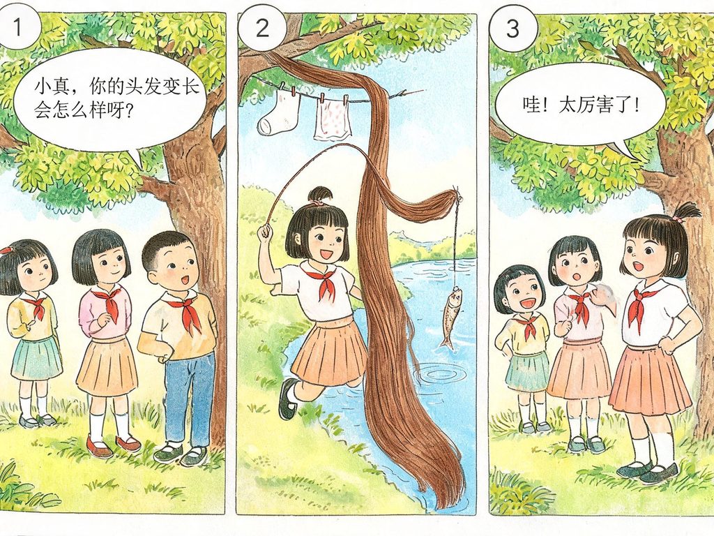 想象力魔法棒和五彩气泡插画