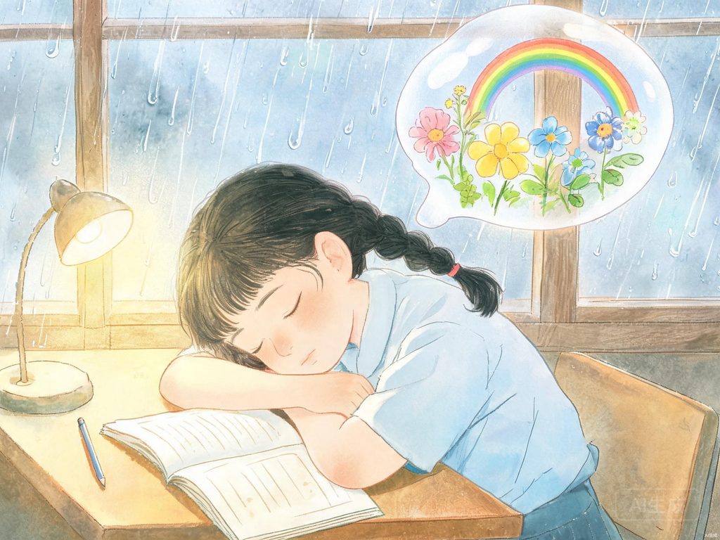 人为什么会做梦的科学与趣闻故事插画
