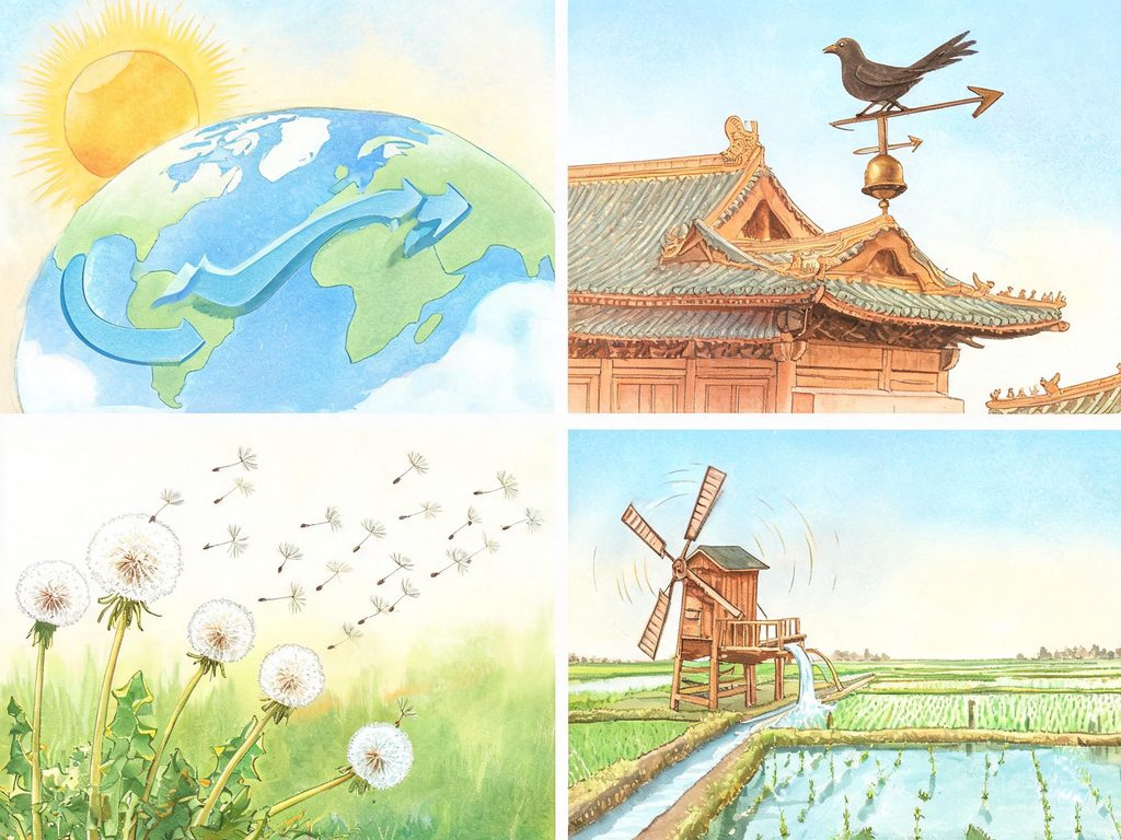 竺可桢记录物候日记的插画