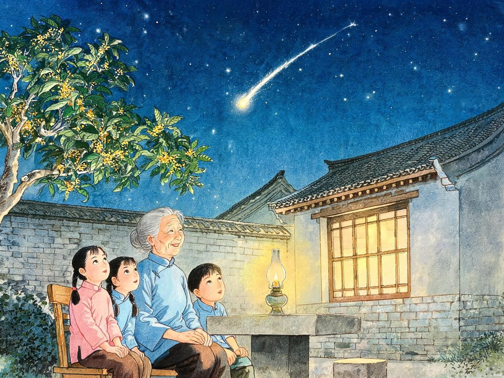 星座连线与神话插画