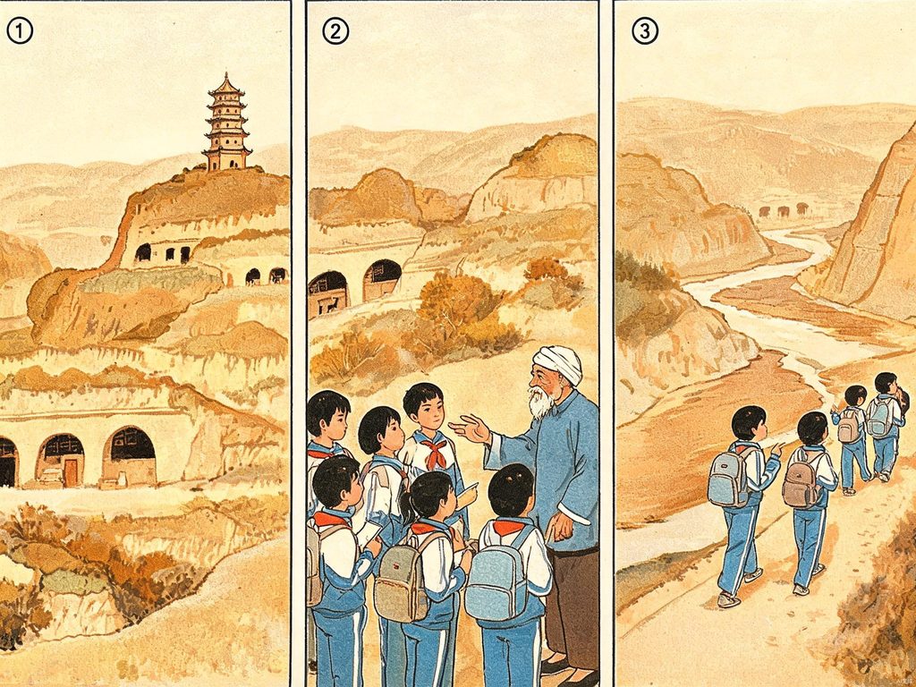 从延安窑洞灯火到南泥湾开荒的故事画面