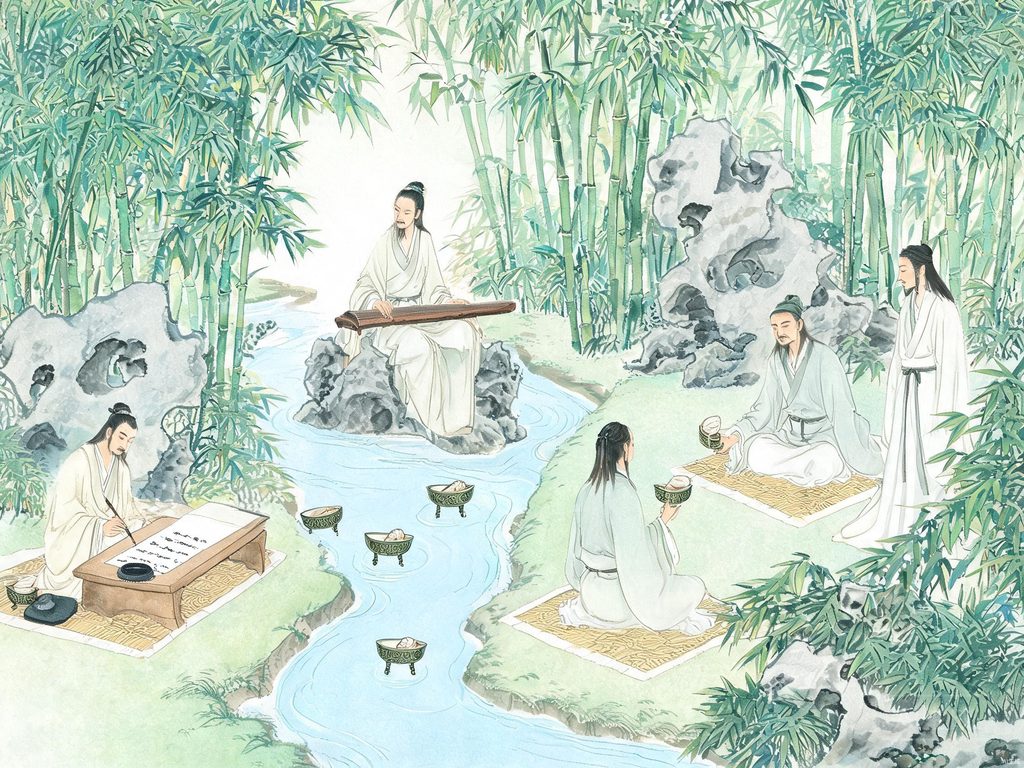 世说新语机智故事插画