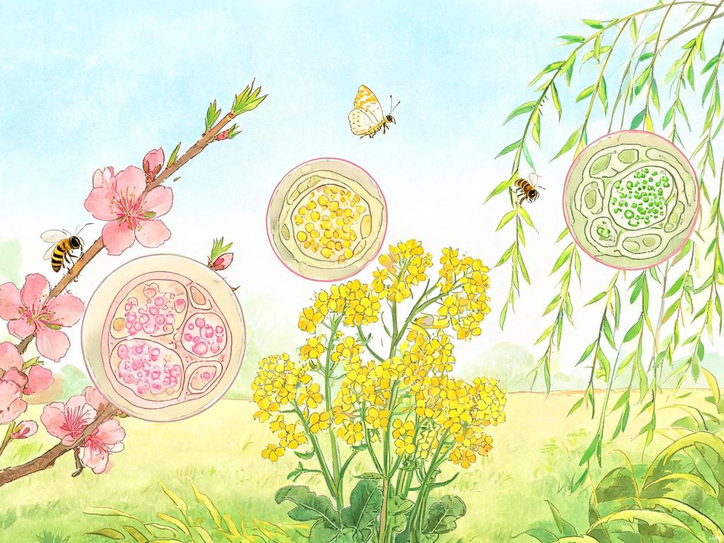 物候观察日记与自然信号插画