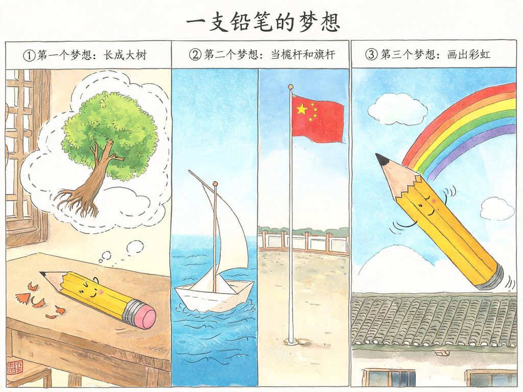 文具们秘密生活的插画