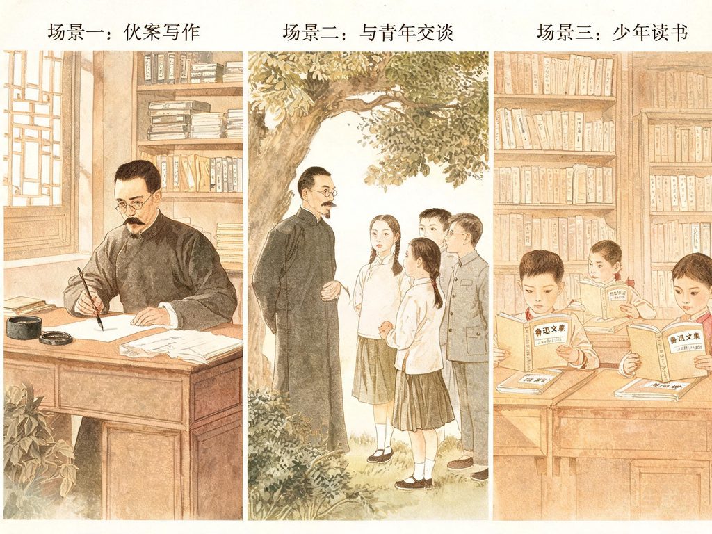 精神不朽连珠插画