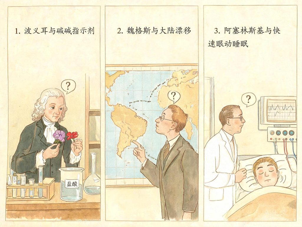 好奇心驱动连珠插画