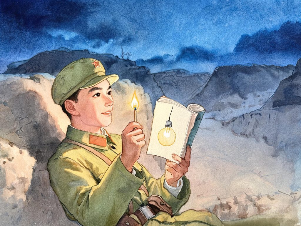 王愿坚的革命故事插画