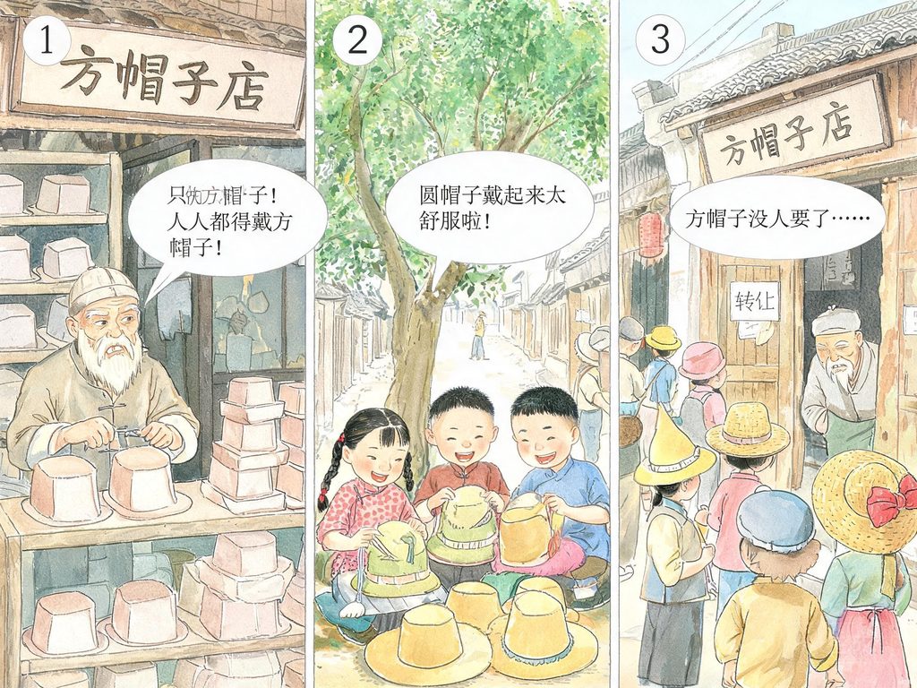 改变习惯的各种发明插画