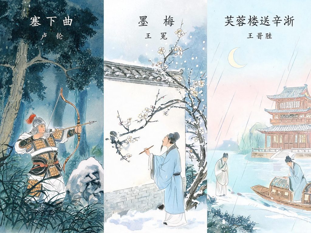 从王冕墨梅到郑板桥画竹的故事画面