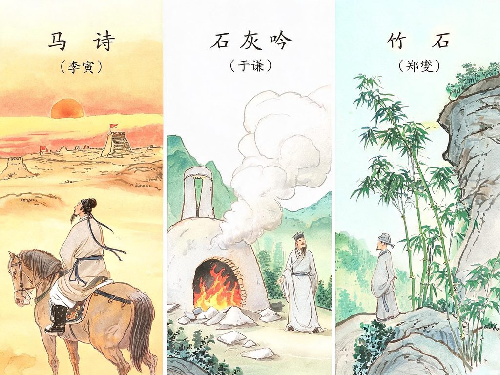 托物言志连珠插画