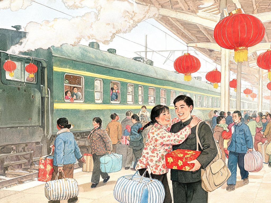 名人故居牌匾与老屋插画